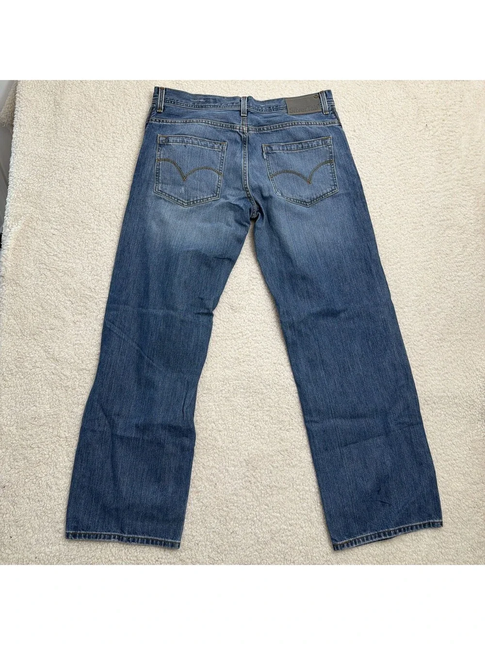 Levis SilverTab Loose Jeans Mens 34x32 Y2K Baggy Skate Denim 100% Cotton Rare